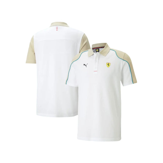 Scuderia Ferrari Race Polo by Puma - White - Fedcrow Racegear