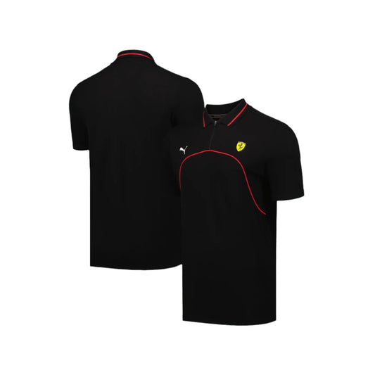 Scuderia Ferrari Race Polo by Puma- Black - Fedcrow Racegear