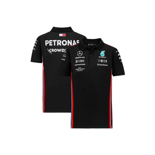 Mercedes AMG Petronas F1 2023 Team Polo - Black