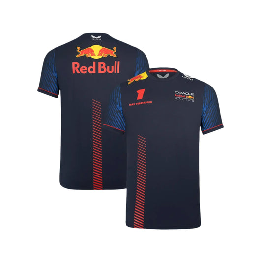 Oracle Red Bull Racing 2023 Team Max Verstappen Driver T-Shirt - Fedcrow Racegear