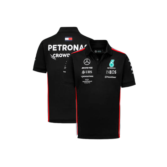 Mercedes AMG Petronas F1 2023 Team Polo - Black