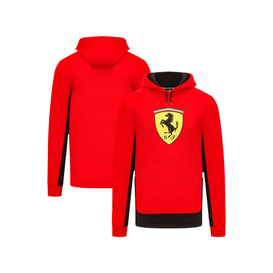 Scuderia Ferrari Puma Shield Hooded Sweat - Red - Fedcrow Racegear