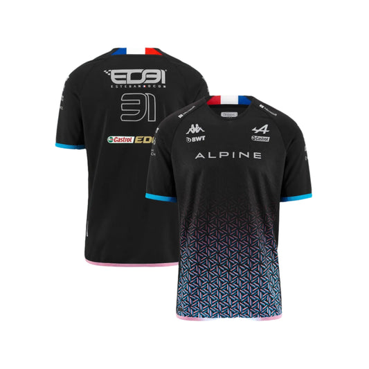 BWT Alpine F1 Team Esteban Ocon 2023 Driver T-Shirt - Fedcrow Racegear