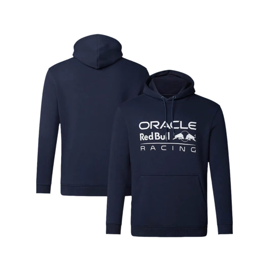 Oracle Red Bull Racing Hooded Sweat - Navy - Unisex - Fedcrow Racegear