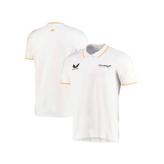 McLaren x Castore Polo - White - Fedcrow Racegear