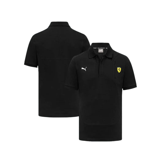 Scuderia Ferrari Puma Classic Polo - Black - Fedcrow Racegear