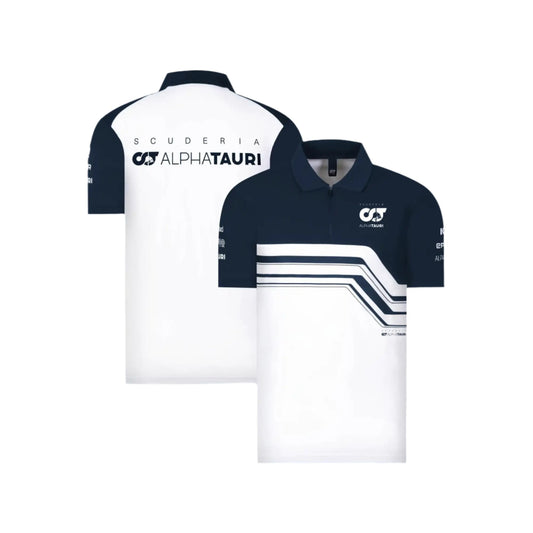 Scuderia AlphaTauri 2022 Team Polo - White - Fedcrow Racegear