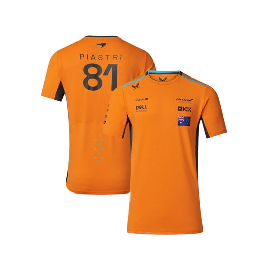 McLaren 2023 Team Oscar Piastri Driver Set Up T-Shirt - Fedcrow Racegear