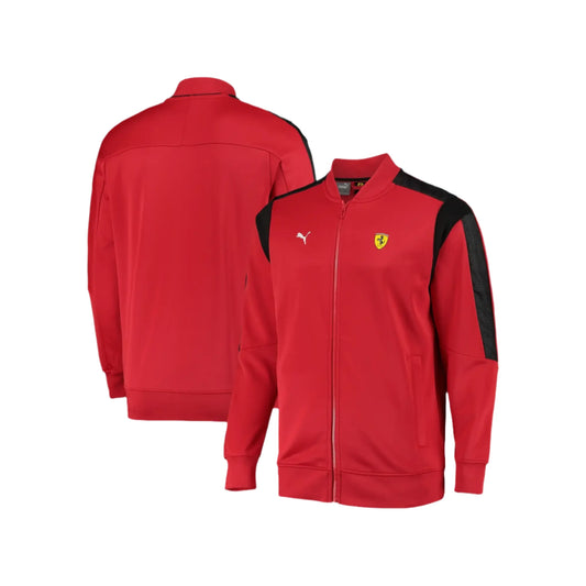 Scuderia Ferrari Race MT7 Track Jacket by Puma - Red - Fedcrow Racegear