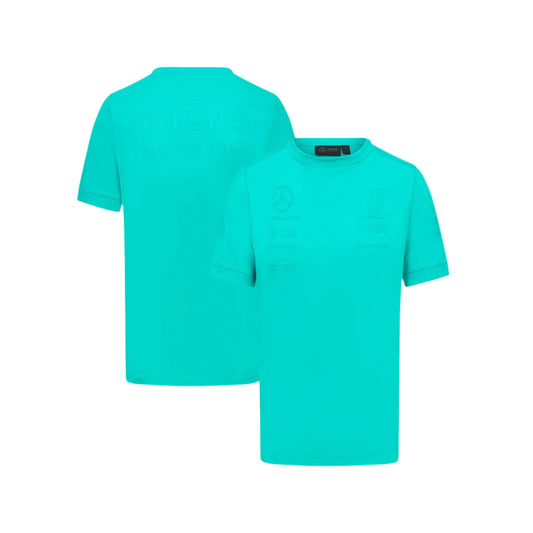 Mercedes AMG Petronas F1 2023 Team Stealth T-Shirt - Green