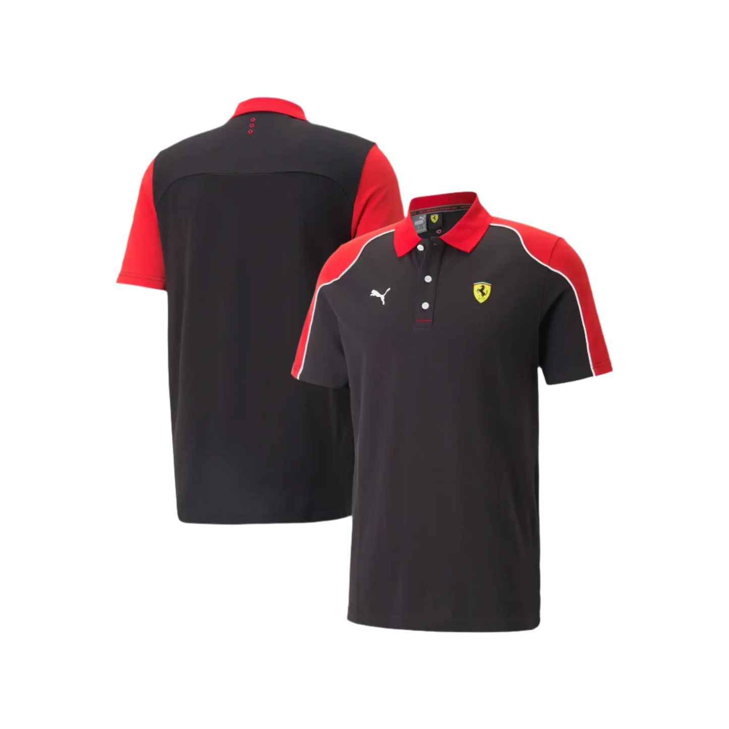 Scuderia Ferrari Race Polo by Puma - Black - Fedcrow Racegear