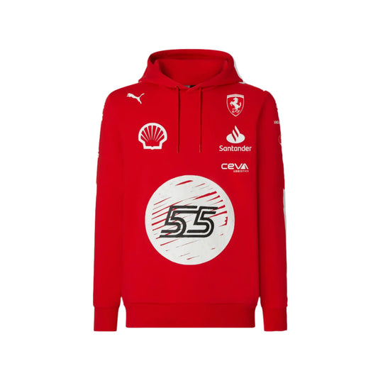 Puma for Scuderia Ferrari Carlos Sainz hooded sweatshirt - Joshua Vides - Fedcrow Racegear