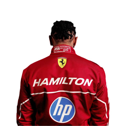 Buy Lewis Hamilton Scuderia Ferrari HP F1 Team Racing Suit Replica